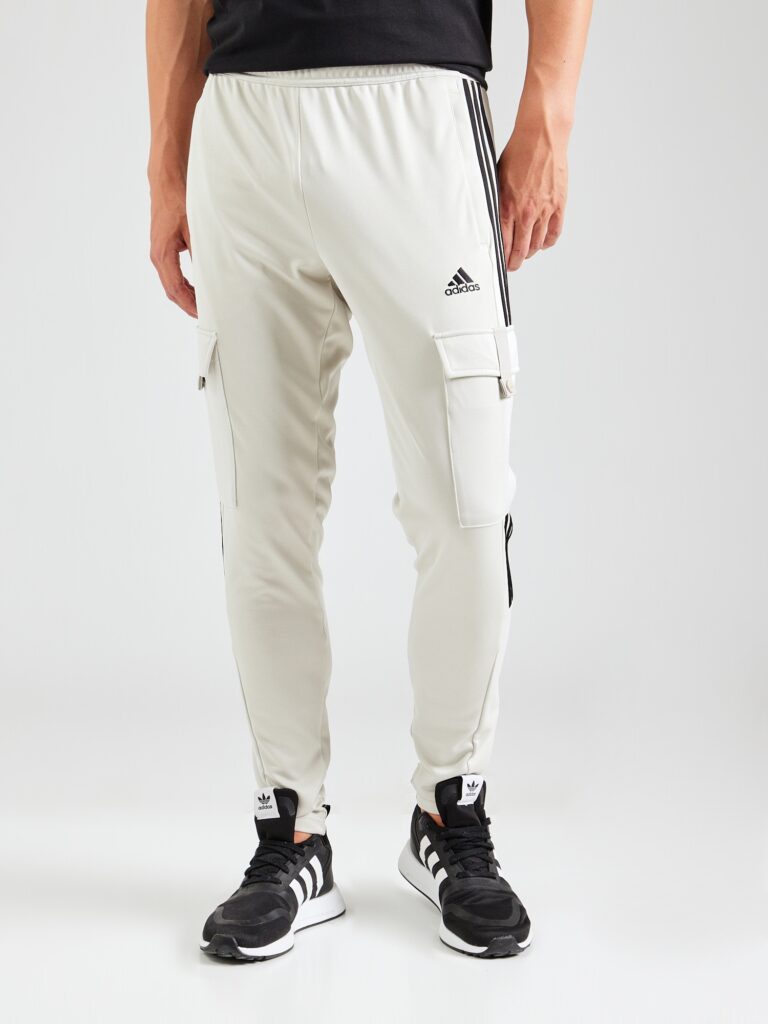 ADIDAS SPORTSWEAR Pantaloni sport 'TIRO'  bej / negru