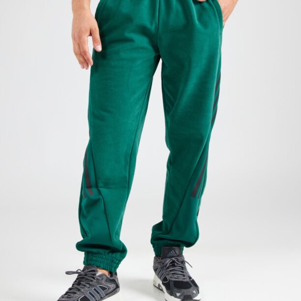 ADIDAS SPORTSWEAR Pantaloni sport  verde închis / negru