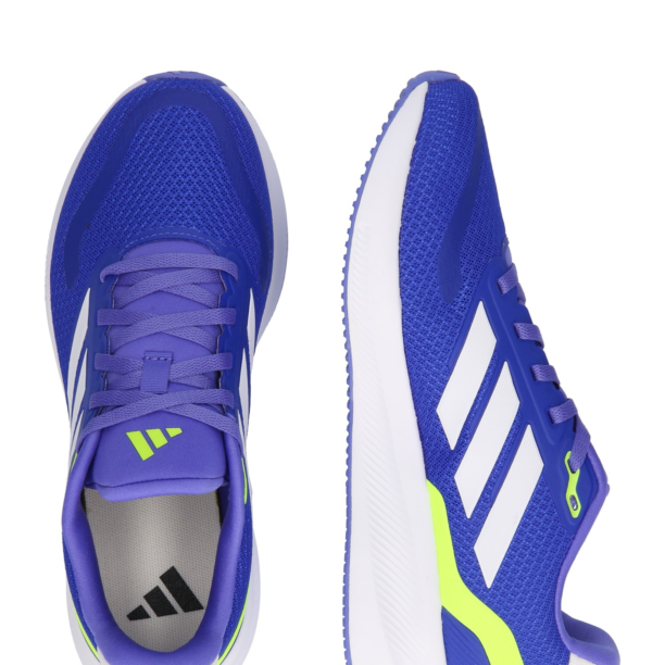 ADIDAS SPORTSWEAR Pantofi sport 'RUNFALCON 5'  indigo / galben neon / alb