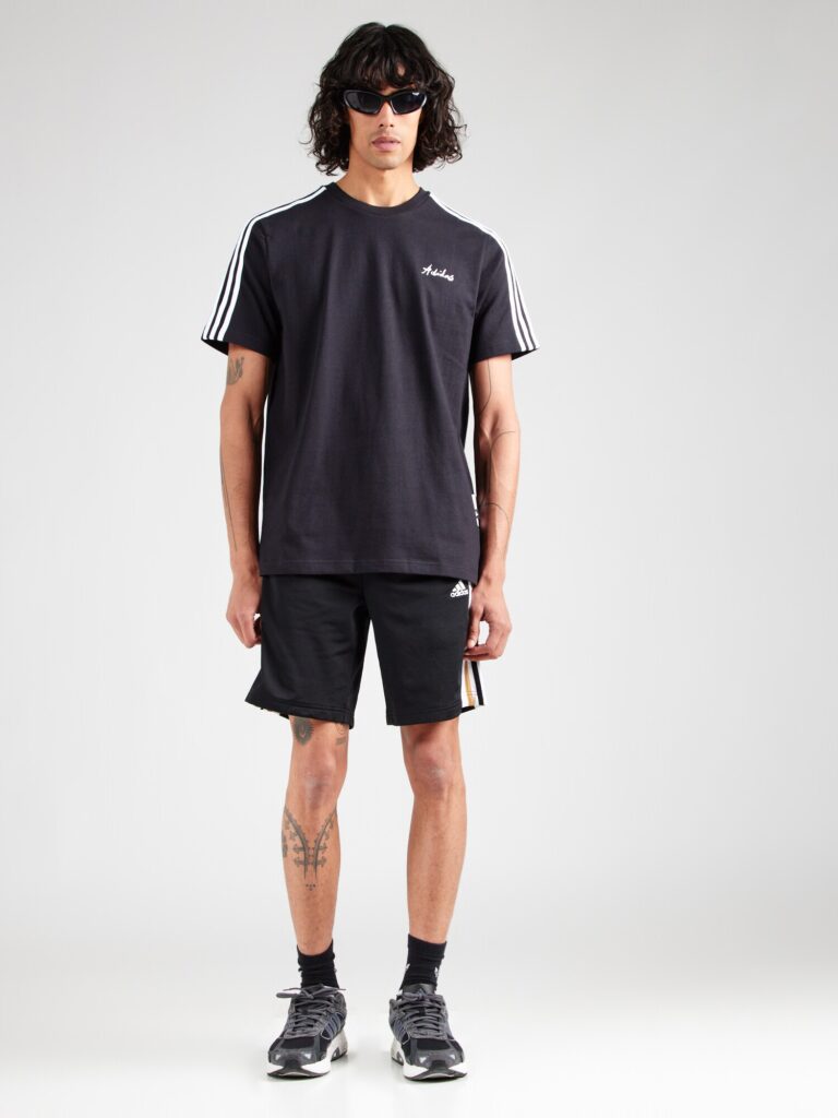 Cumpăra ADIDAS SPORTSWEAR Tricou 'GALLERY'  negru / alb