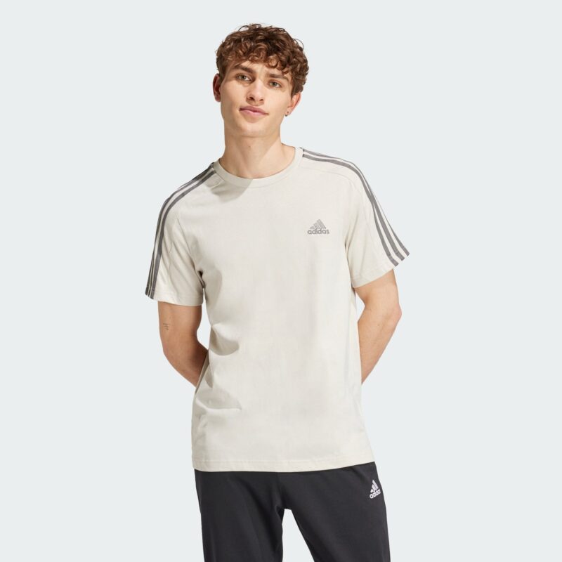 ADIDAS SPORTSWEAR Tricou funcțional 'Essentials'  bej / gri