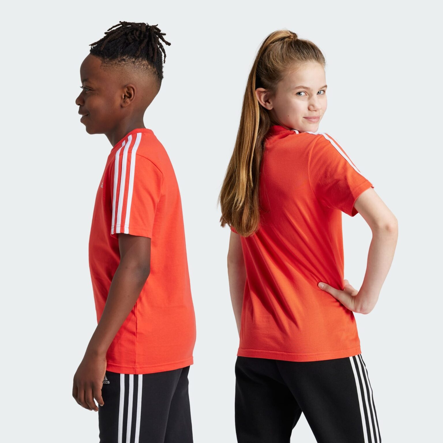 Cumpăra ADIDAS SPORTSWEAR Tricou funcțional 'Essentials'  roșu orange / alb