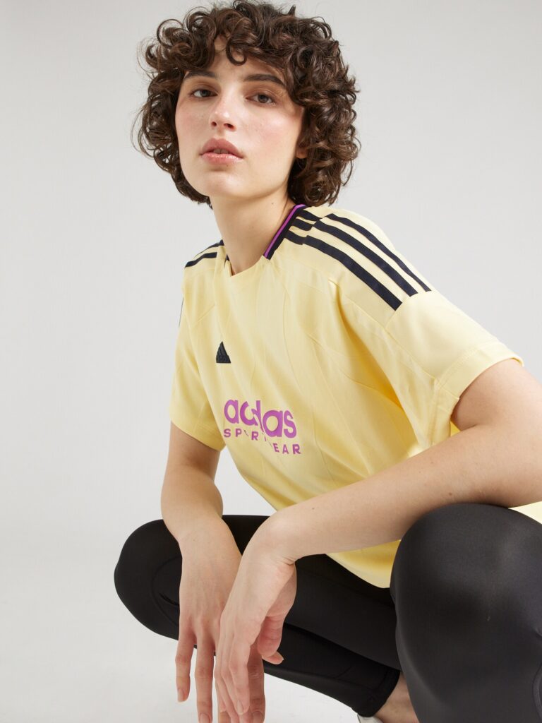 Preţ ADIDAS SPORTSWEAR Tricou funcțional 'TIRO Q3'  galben deschis / ciclam / negru