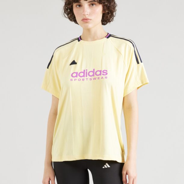 ADIDAS SPORTSWEAR Tricou funcțional 'TIRO Q3'  galben deschis / ciclam / negru