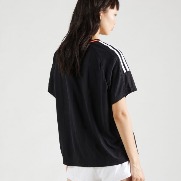 ADIDAS SPORTSWEAR Tricou funcțional 'TIRO Q3'  portocaliu / negru / alb