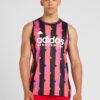 ADIDAS SPORTSWEAR Tricou funcțional 'TIRO'  mov neon / portocaliu somon / negru / alb