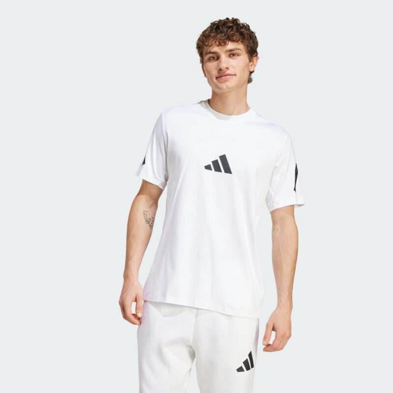 ADIDAS SPORTSWEAR Tricou funcțional 'Z.N.E.'  negru / alb