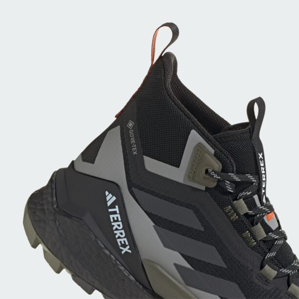 Original ADIDAS TERREX Botine 'Free Hiker 2.0'  gri / verde închis / negru