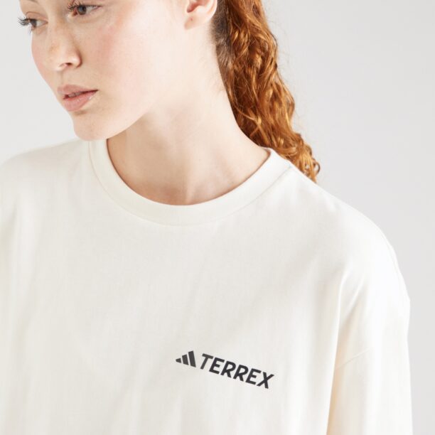 Preţ ADIDAS TERREX Tricou funcțional 'GEONATURE'  albastru / roz / negru / alb