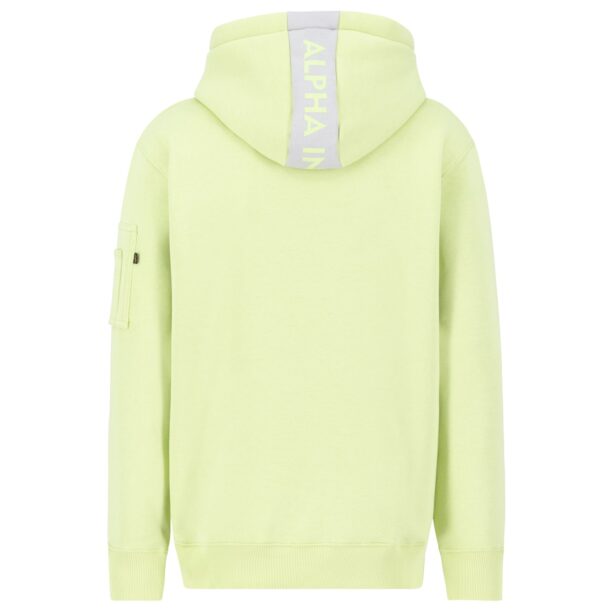 ALPHA INDUSTRIES Bluză de molton  galben pastel / gri / verde limetă / roșu / alb