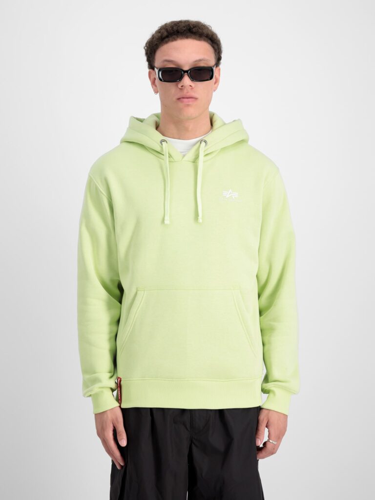 Preţ ALPHA INDUSTRIES Bluză de molton  galben pastel / verde limetă / roșu