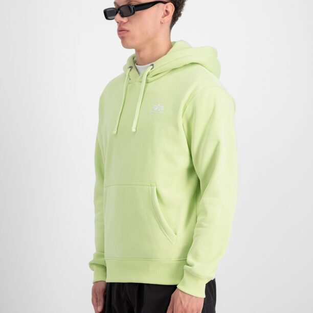 Original ALPHA INDUSTRIES Bluză de molton  galben pastel / verde limetă / roșu