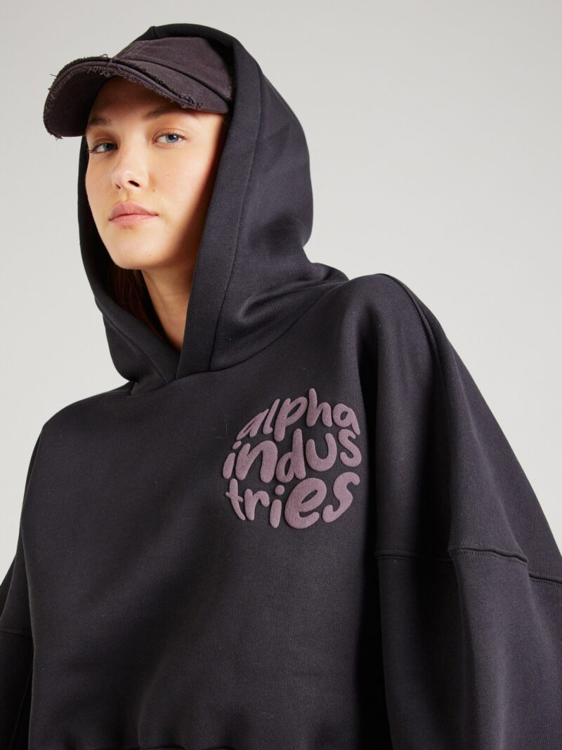 Preţ ALPHA INDUSTRIES Bluză de molton  mauve / negru