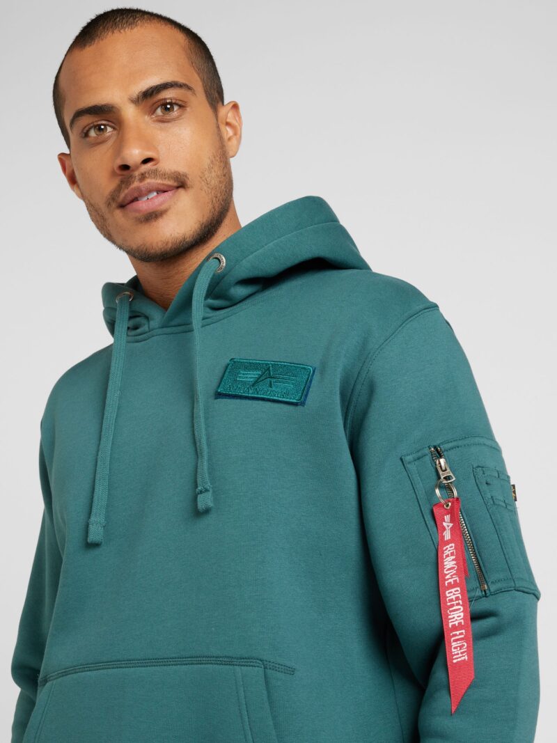 Preţ ALPHA INDUSTRIES Bluză de molton  verde smarald