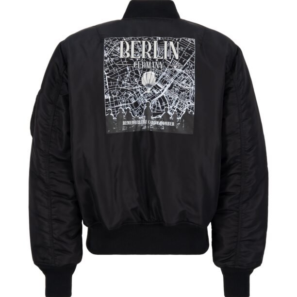 ALPHA INDUSTRIES Geacă de primăvară-toamnă 'Berlin Candy'  galben / negru