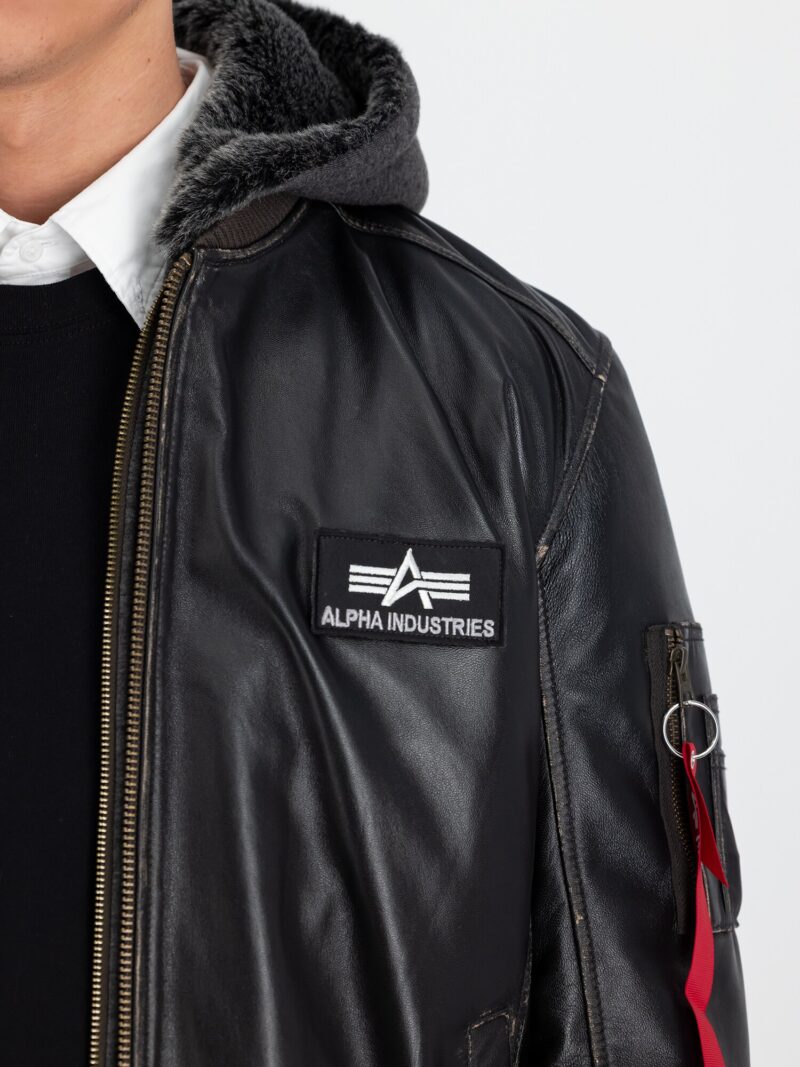 Preţ ALPHA INDUSTRIES Geacă de primăvară-toamnă 'MA-1 D'  maro / sângeriu / negru / alb