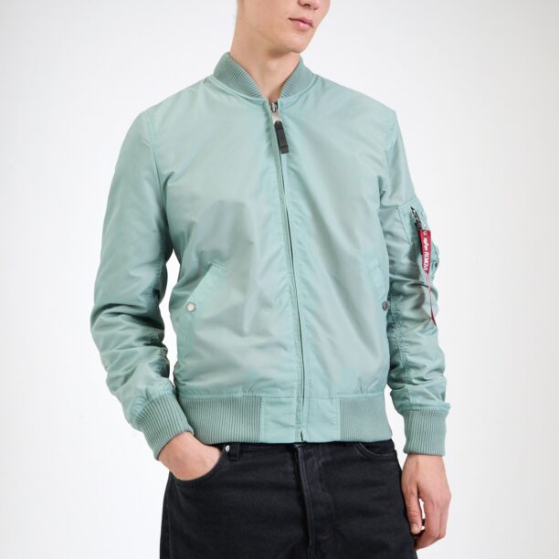 ALPHA INDUSTRIES Geacă de primăvară-toamnă 'MA-1 TT'  verde mentă