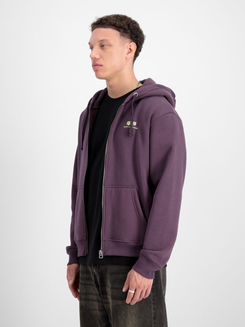 Original ALPHA INDUSTRIES Hanorac  galben / lila