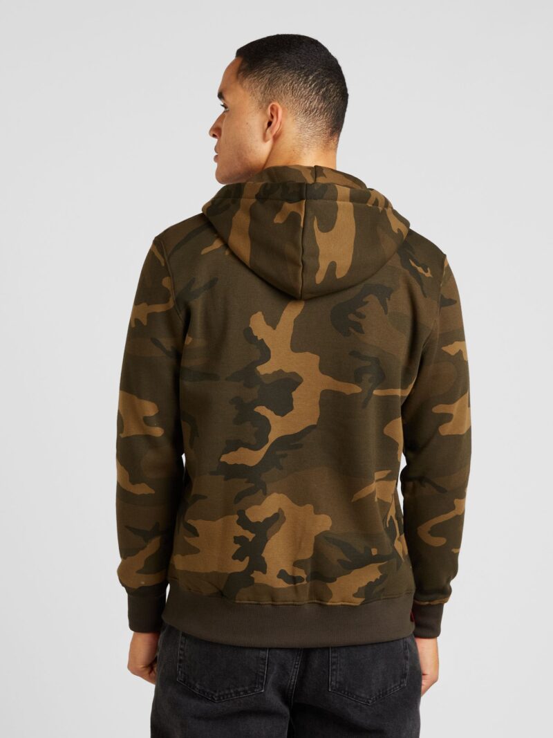 ALPHA INDUSTRIES Hanorac  kaki / verde închis / alb preţ