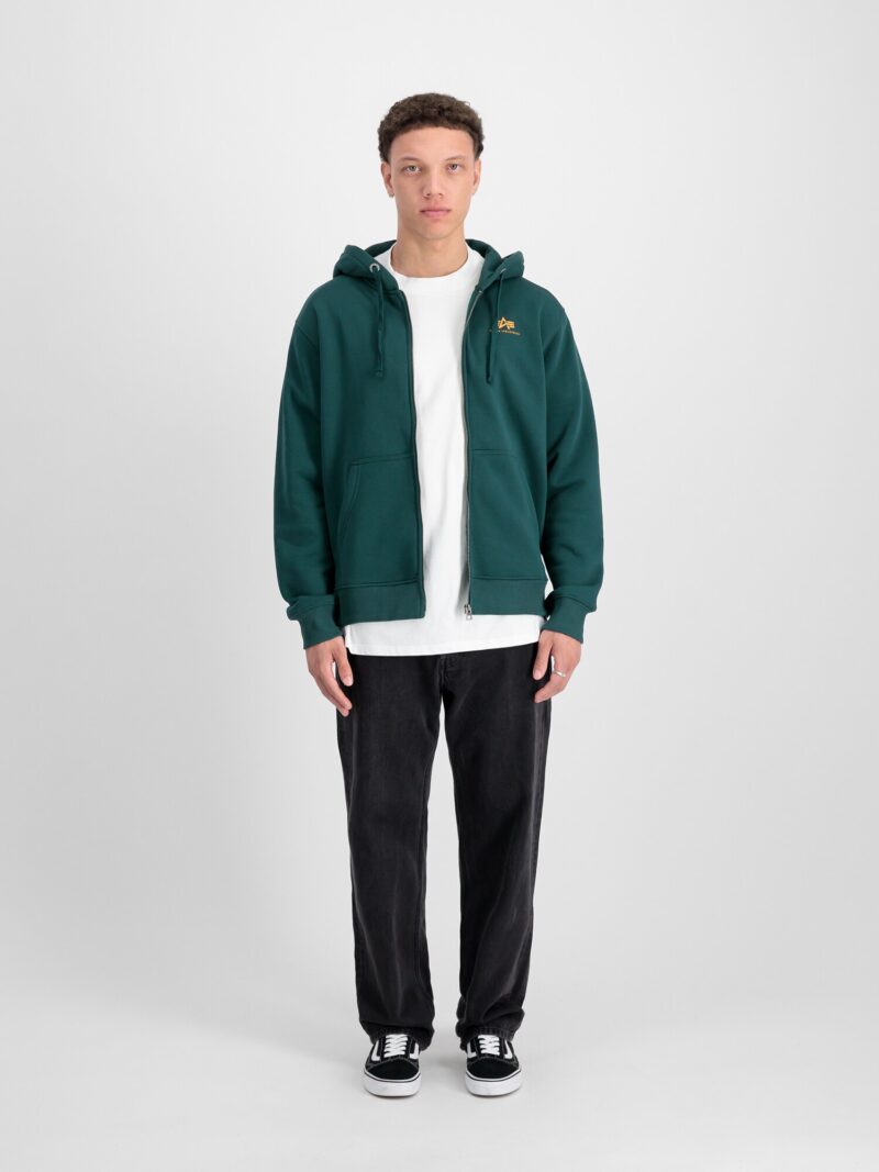 ALPHA INDUSTRIES Hanorac  verde petrol / portocaliu preţ