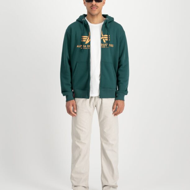 ALPHA INDUSTRIES Hanorac  verde / portocaliu preţ