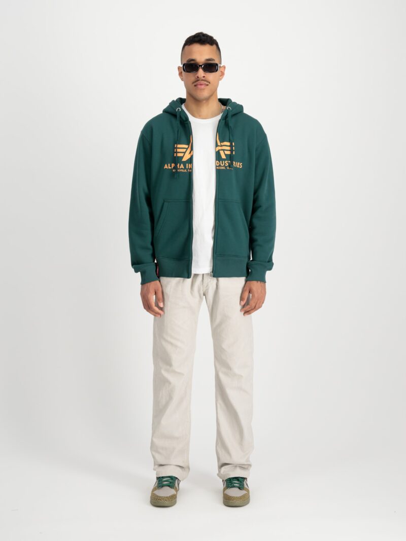 ALPHA INDUSTRIES Hanorac  verde / portocaliu preţ