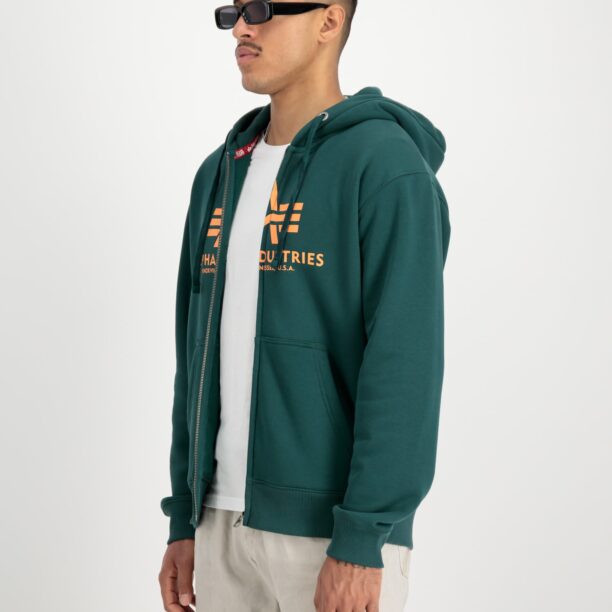 Preţ ALPHA INDUSTRIES Hanorac  verde / portocaliu