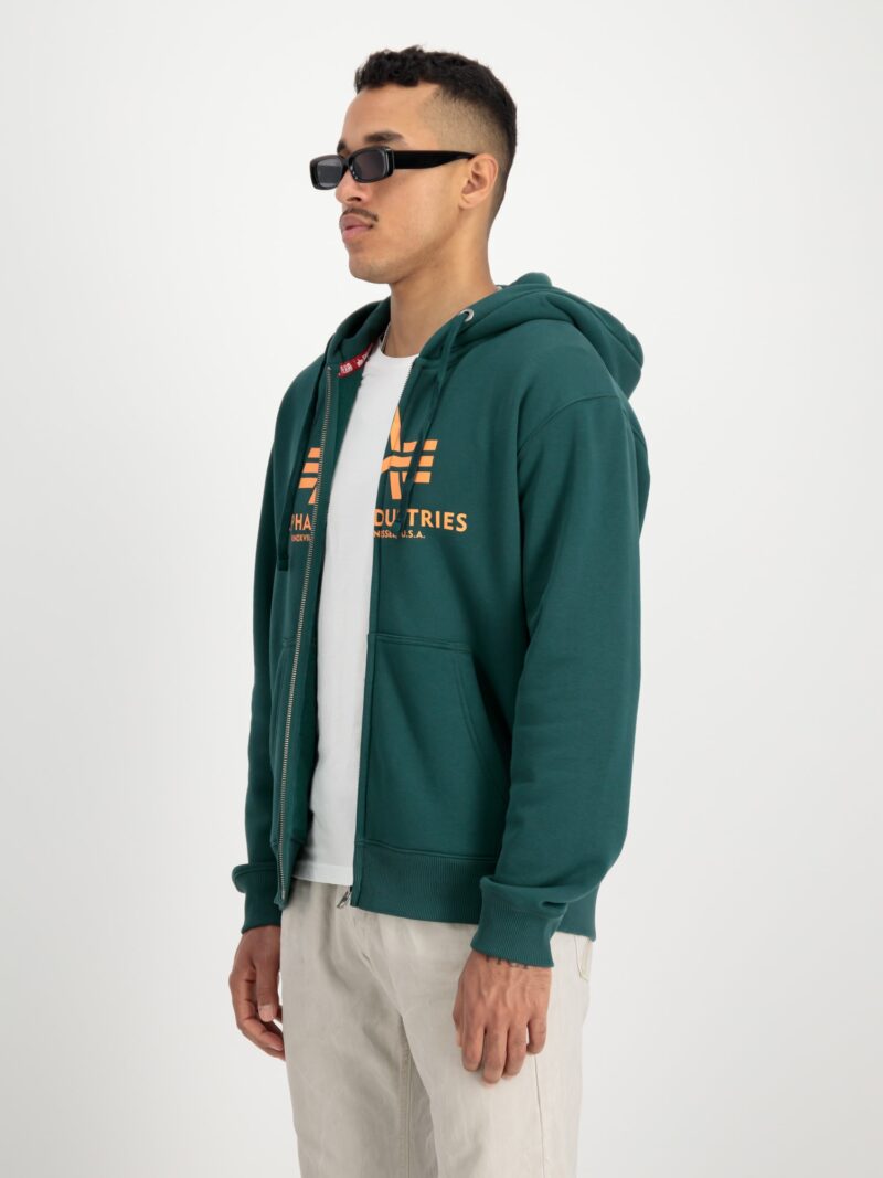 Preţ ALPHA INDUSTRIES Hanorac  verde / portocaliu