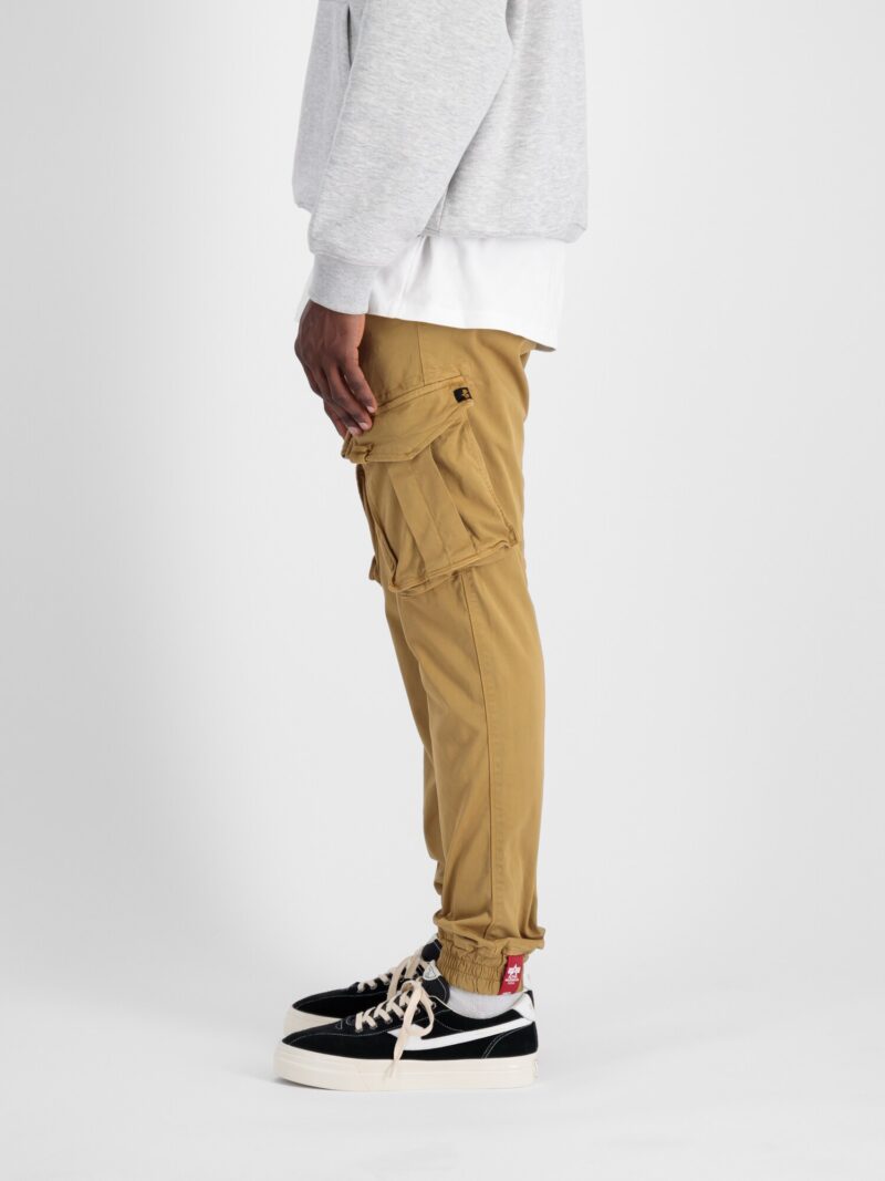 Original ALPHA INDUSTRIES Pantaloni cu buzunare 'Spy'  maro / roșu / negru