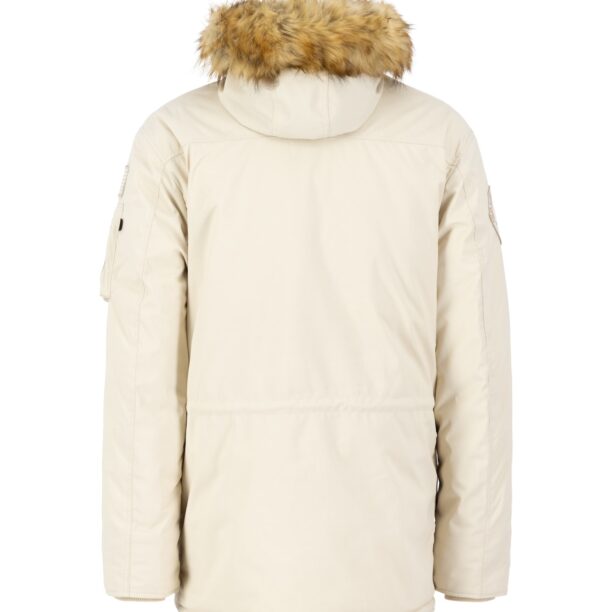 ALPHA INDUSTRIES Parka de iarnă  bej / maro / roșu