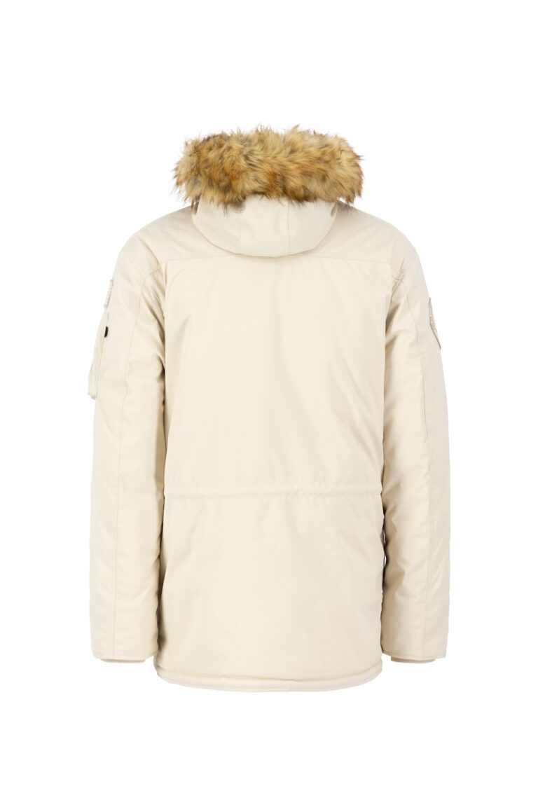 ALPHA INDUSTRIES Parka de iarnă  bej / maro / roșu