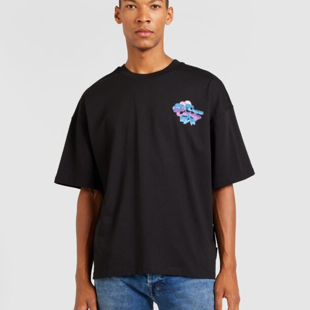 Cumpăra ALPHA INDUSTRIES Tricou 'Candy'  azur / albastru deschis / negru / alb