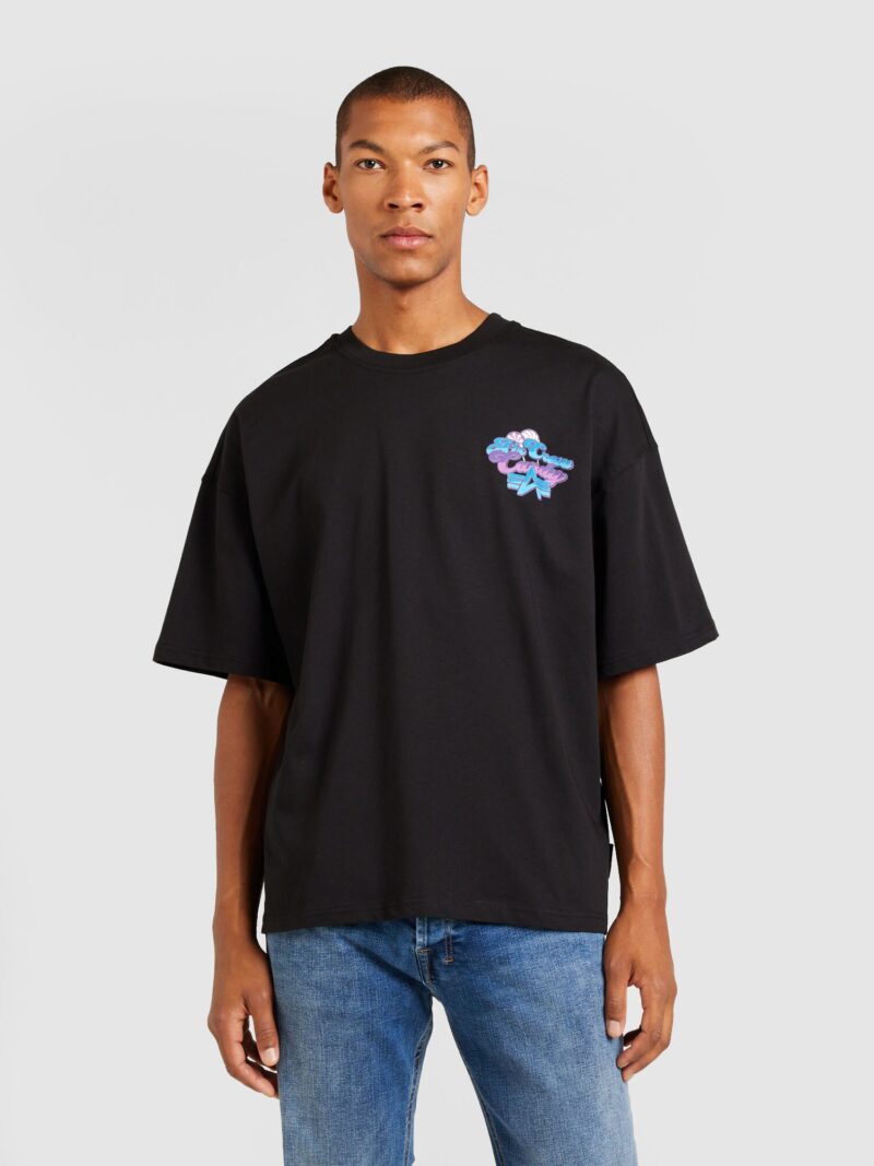 Cumpăra ALPHA INDUSTRIES Tricou 'Candy'  azur / albastru deschis / negru / alb