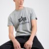 ALPHA INDUSTRIES Tricou  bleumarin / gri / gri amestecat