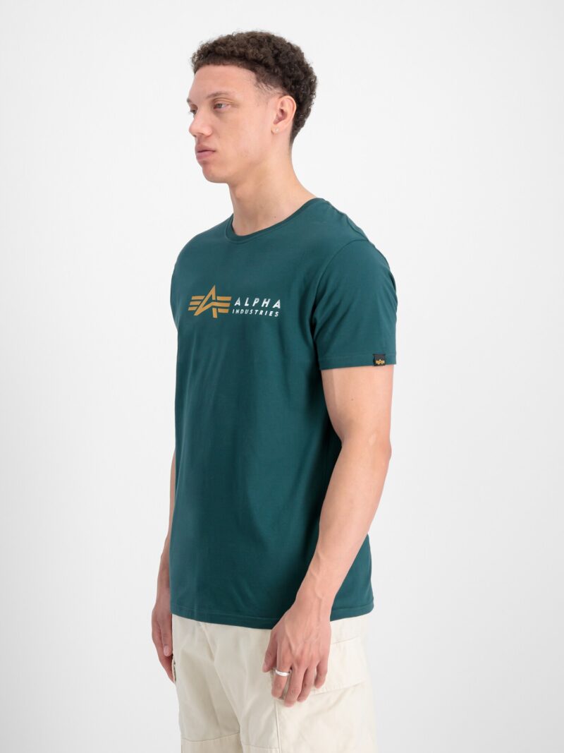 Original ALPHA INDUSTRIES Tricou  galben / verde / alb