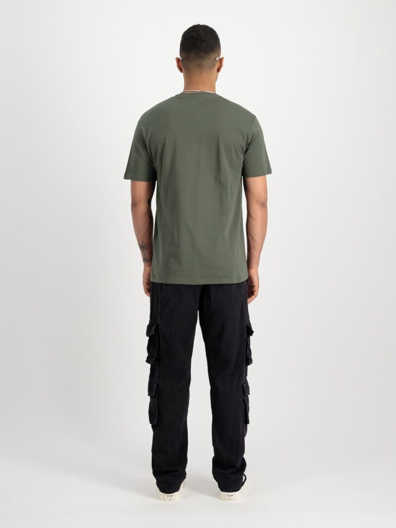 Cumpăra ALPHA INDUSTRIES Tricou  gri deschis / oliv / alb