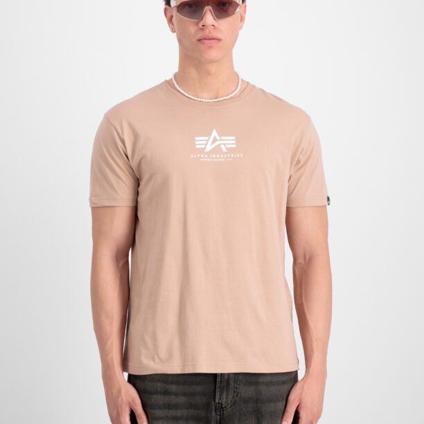 Preţ ALPHA INDUSTRIES Tricou  portocaliu piersică / alb