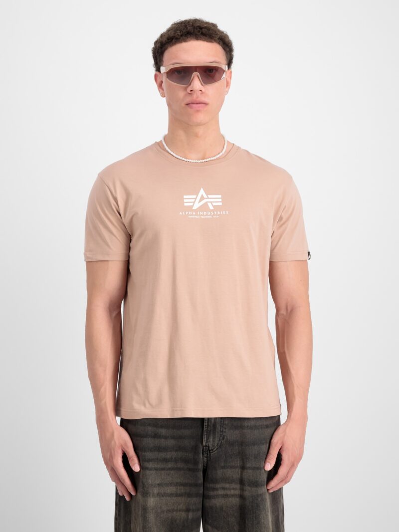 Preţ ALPHA INDUSTRIES Tricou  portocaliu piersică / alb