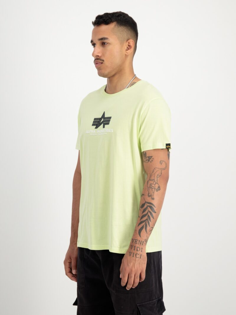 Preţ ALPHA INDUSTRIES Tricou  verde limetă / negru