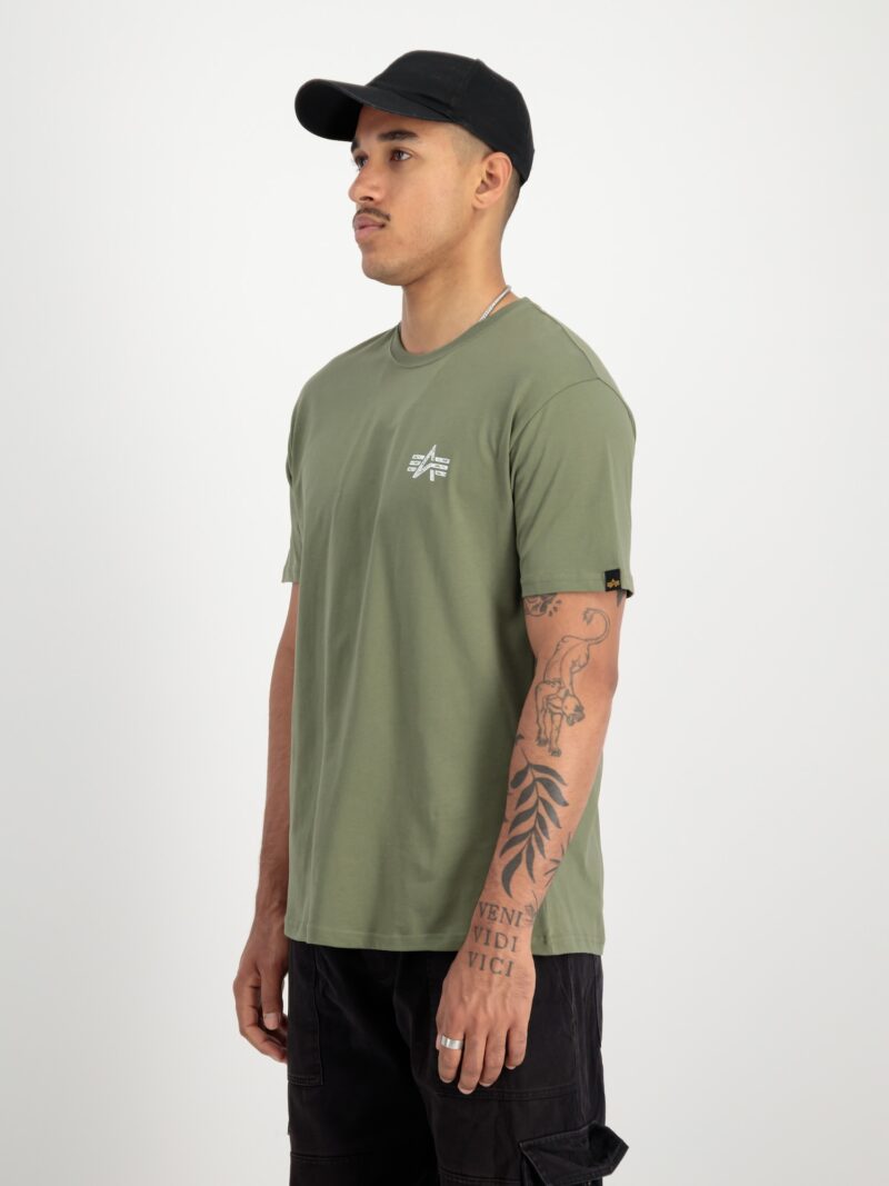 Preţ ALPHA INDUSTRIES Tricou  verde / roșu / alb