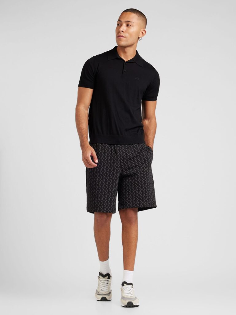 Preţ ARMANI EXCHANGE Pantaloni  gri închis / negru