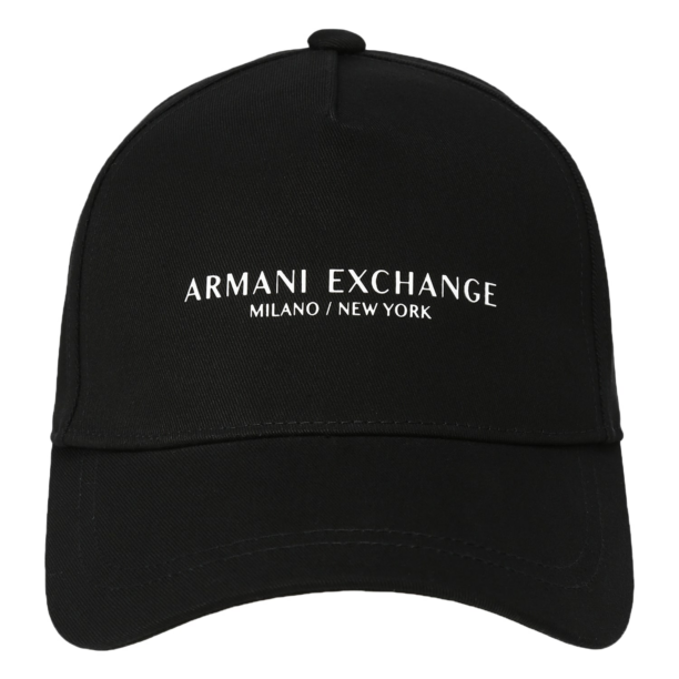 ARMANI EXCHANGE Șapcă  negru / alb