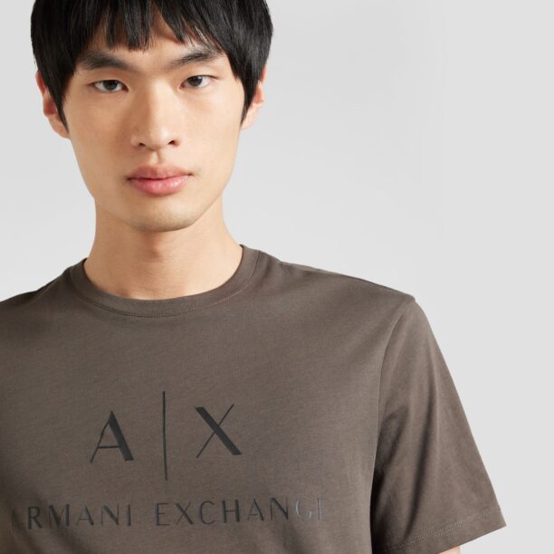 ARMANI EXCHANGE Tricou '8NZTCJ'  oliv / negru preţ