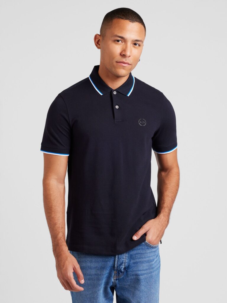 ARMANI EXCHANGE Tricou  albastru marin preţ