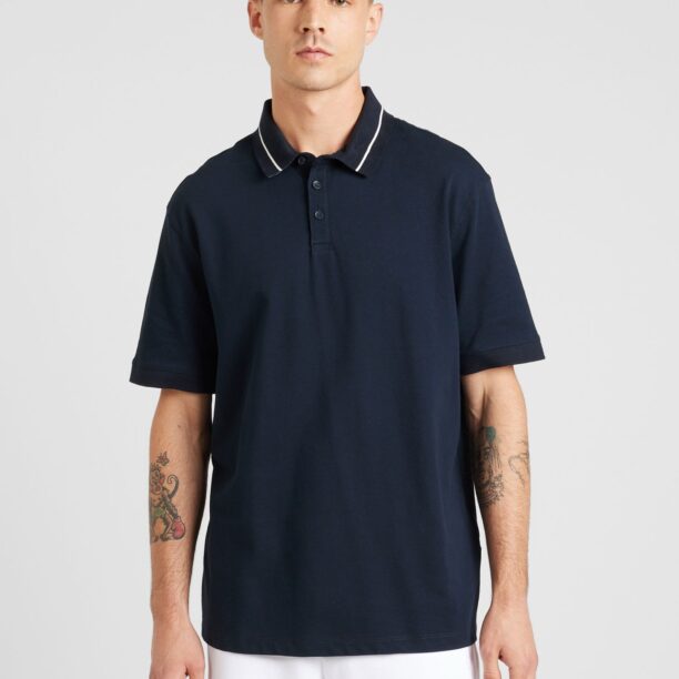 ARMANI EXCHANGE Tricou  bleumarin / alb preţ