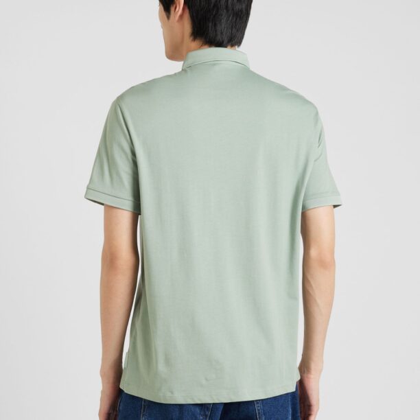 ARMANI EXCHANGE Tricou  verde mentă / alb