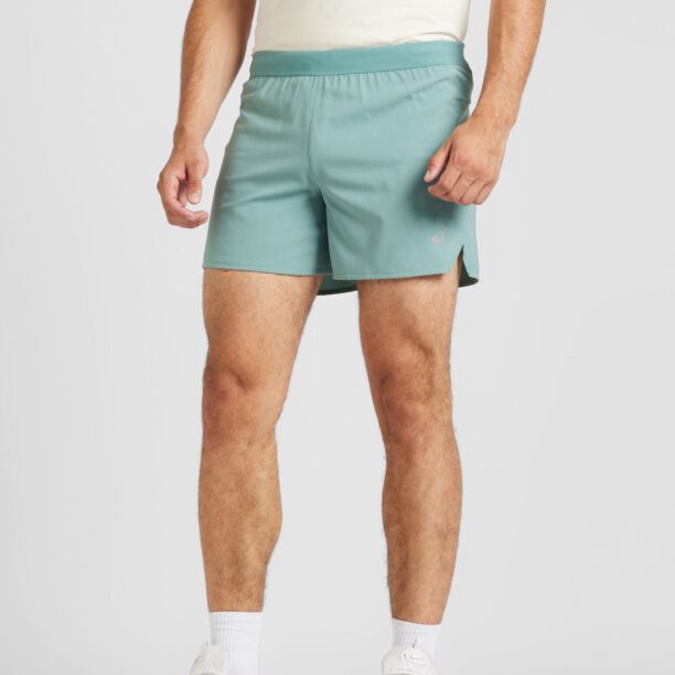 ASICS Pantaloni sport 'ROAD'  gri / verde mentă preţ