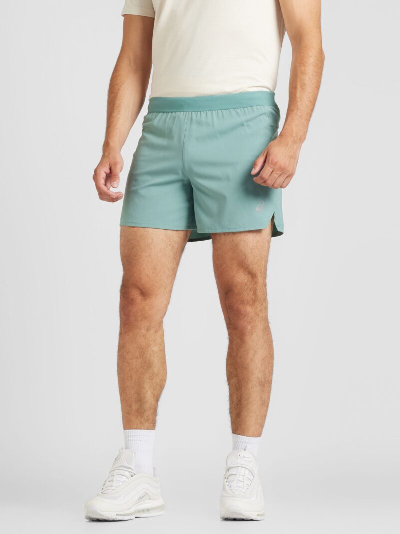 ASICS Pantaloni sport 'ROAD'  gri / verde mentă preţ