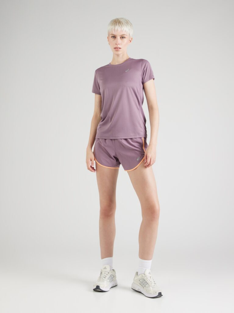 Cumpăra ASICS Pantaloni sport  gri / mauve / portocaliu