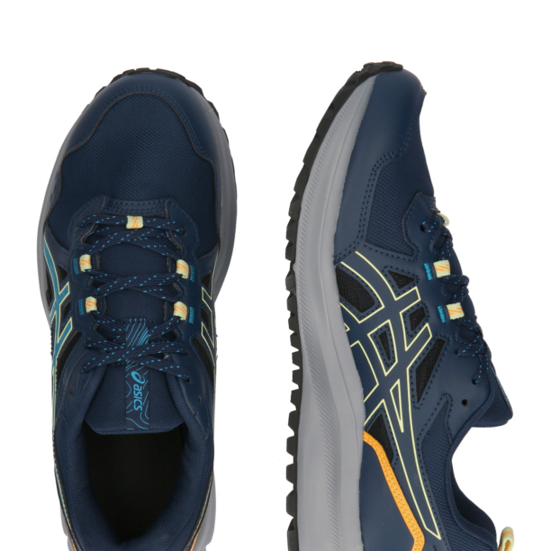 ASICS Pantofi 'Scout 3'  albastru deschis / albastru închis / portocaliu / alb